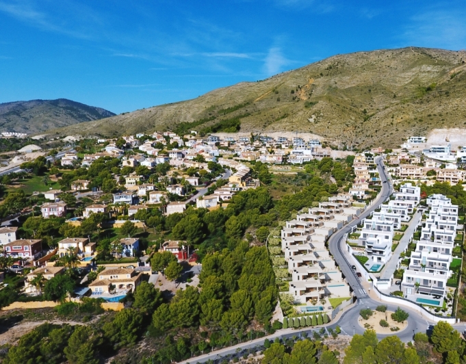 NUEVO RESIDENCIAL DE VILLAS MODERNAS EN VENTA EN FINESTRAT