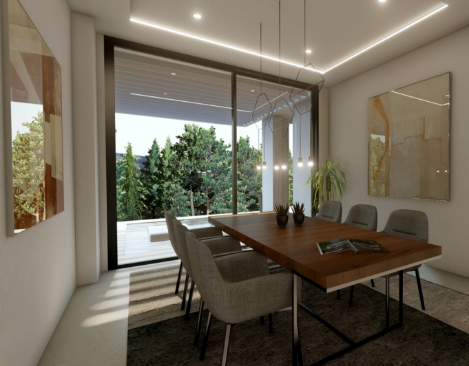 New project for sale of modern villa in Benissa