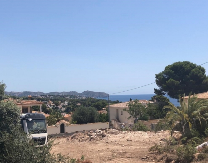 New project for sale of modern villa in Benissa