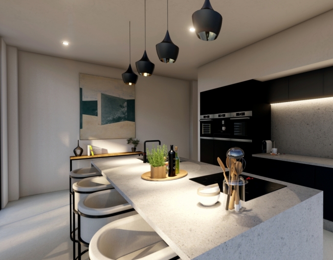 New project for sale of modern villa in Benissa