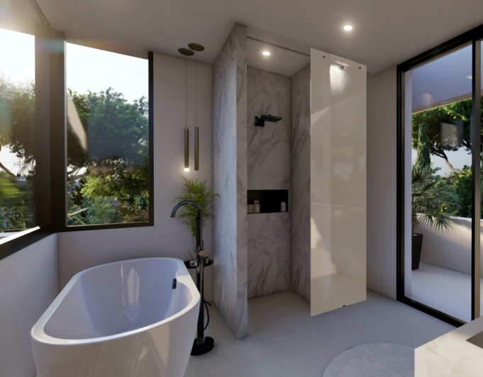 New project for sale of modern villa in Benissa