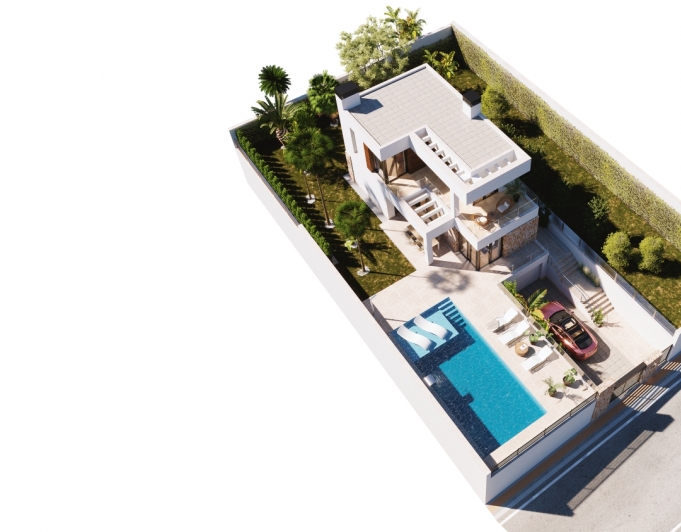 NUEVO RESIDENCIAL DE VILLAS MODERNAS EN VENTA EN FINESTRAT