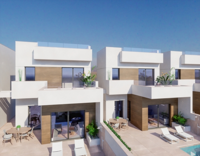 Neubau von 12 unabhängigen Villen zum Verkauf in LOS MONTESINOS