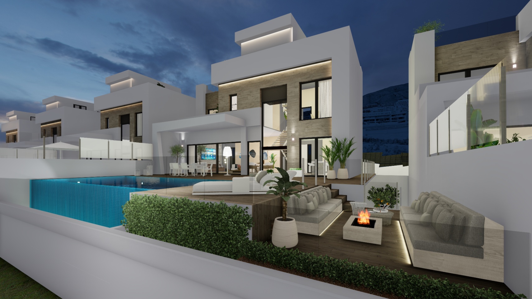 Villas modernas en venta en Finestrat