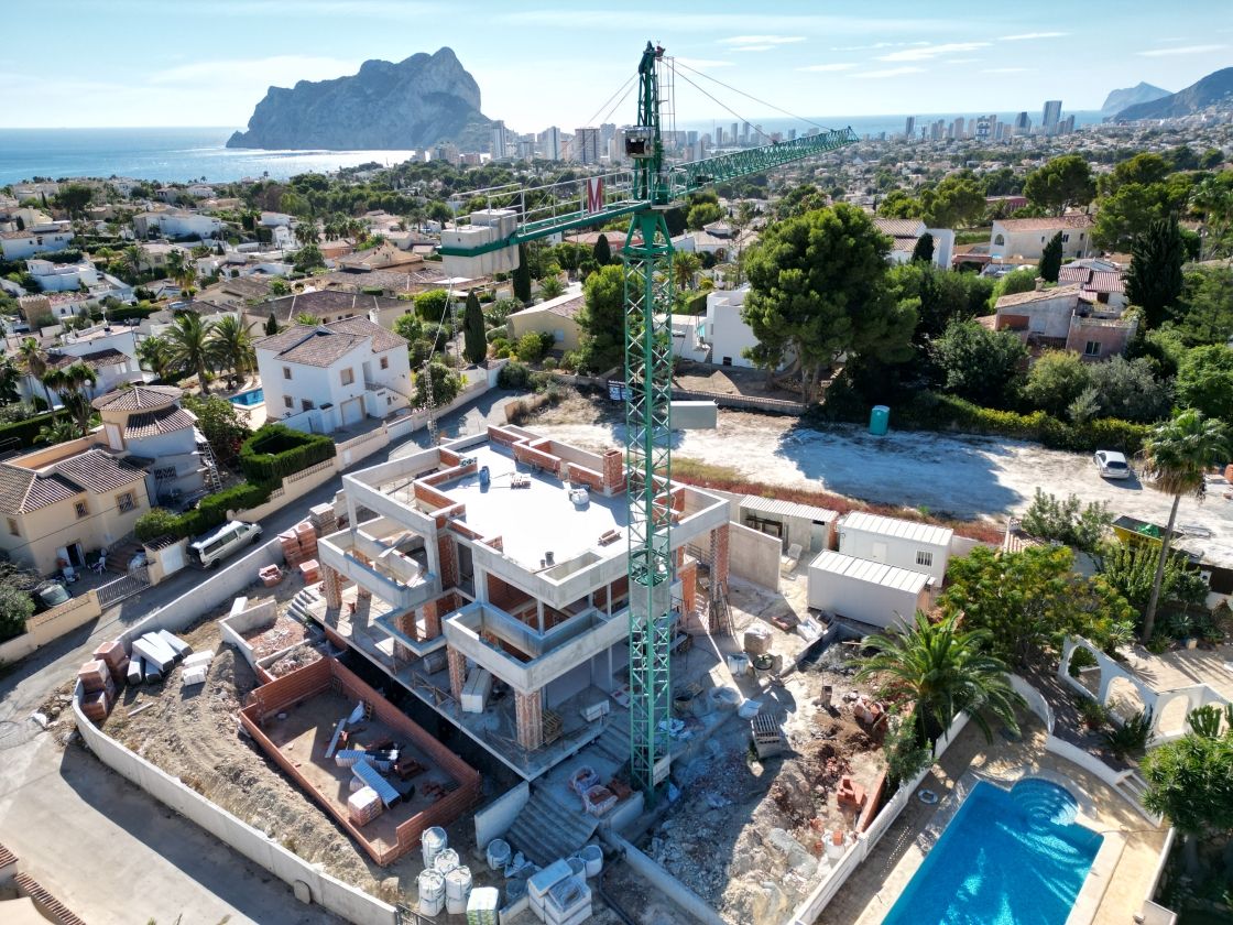 Nuevo proyecto en venta  de villa moderna en Benissa