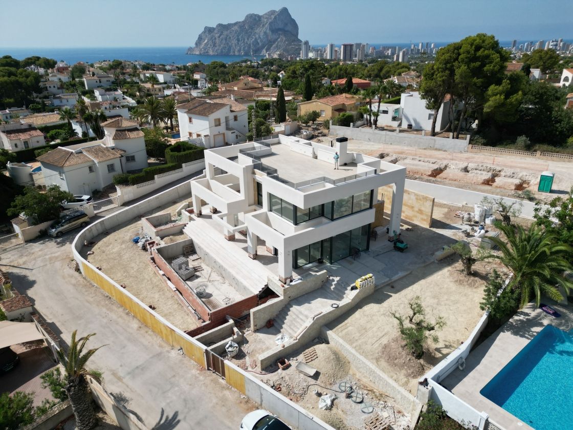 Nuevo proyecto en venta  de villa moderna en Benissa
