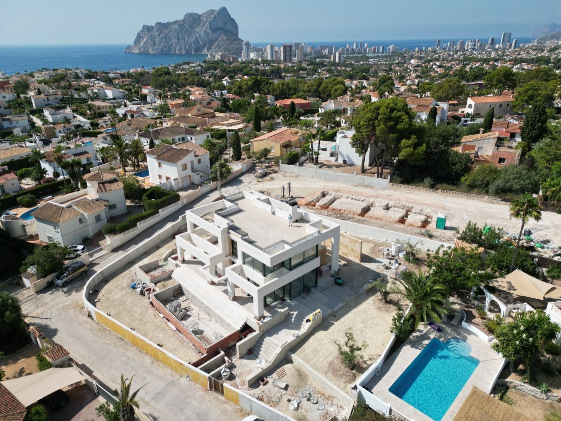 Nuevo proyecto en venta  de villa moderna en Benissa