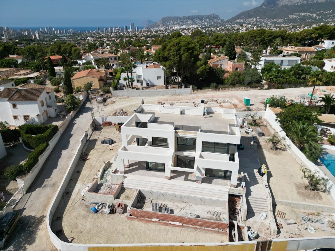 Nuevo proyecto en venta  de villa moderna en Benissa