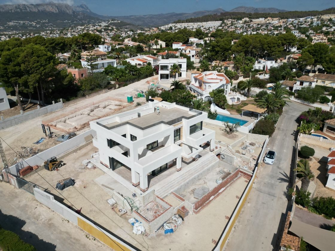 Nuevo proyecto en venta  de villa moderna en Benissa