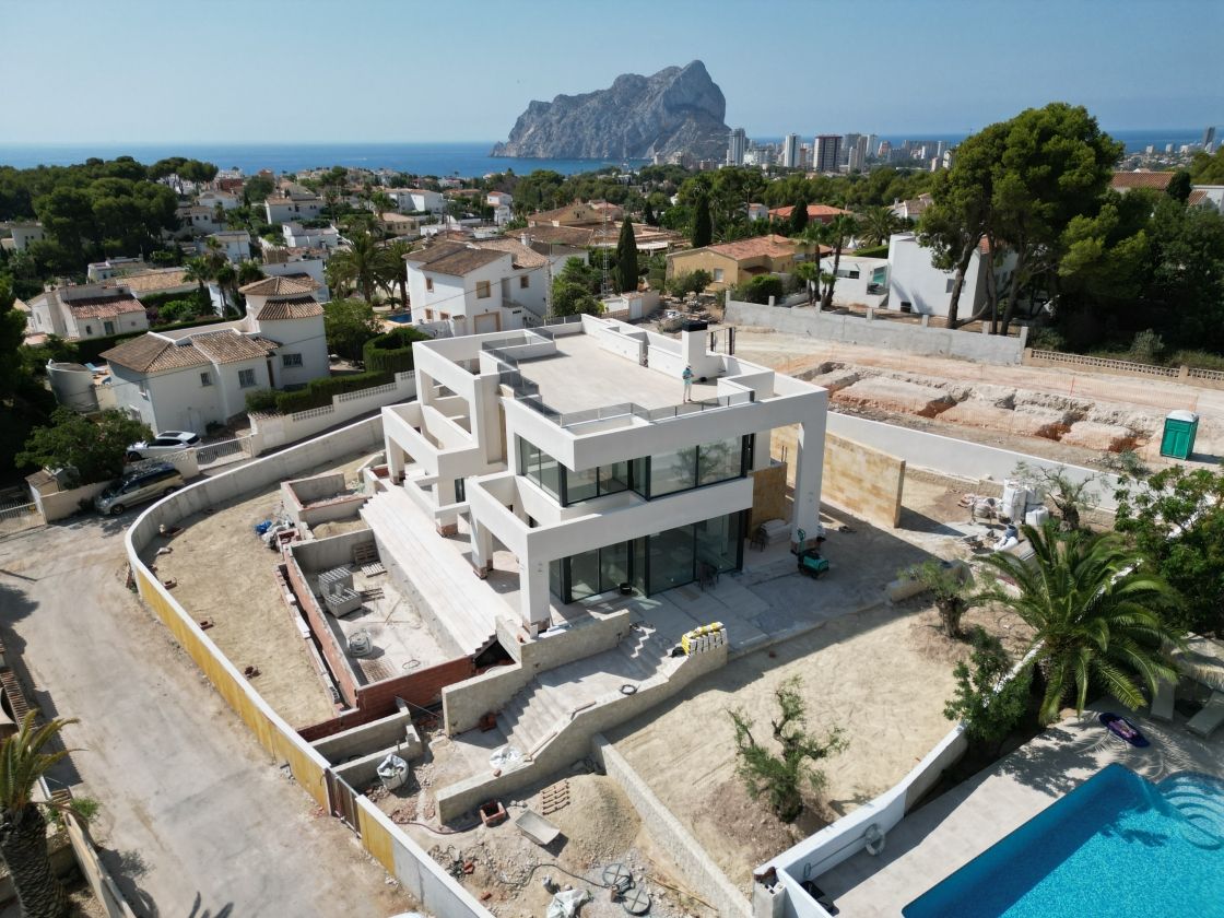 Nuevo proyecto en venta  de villa moderna en Benissa