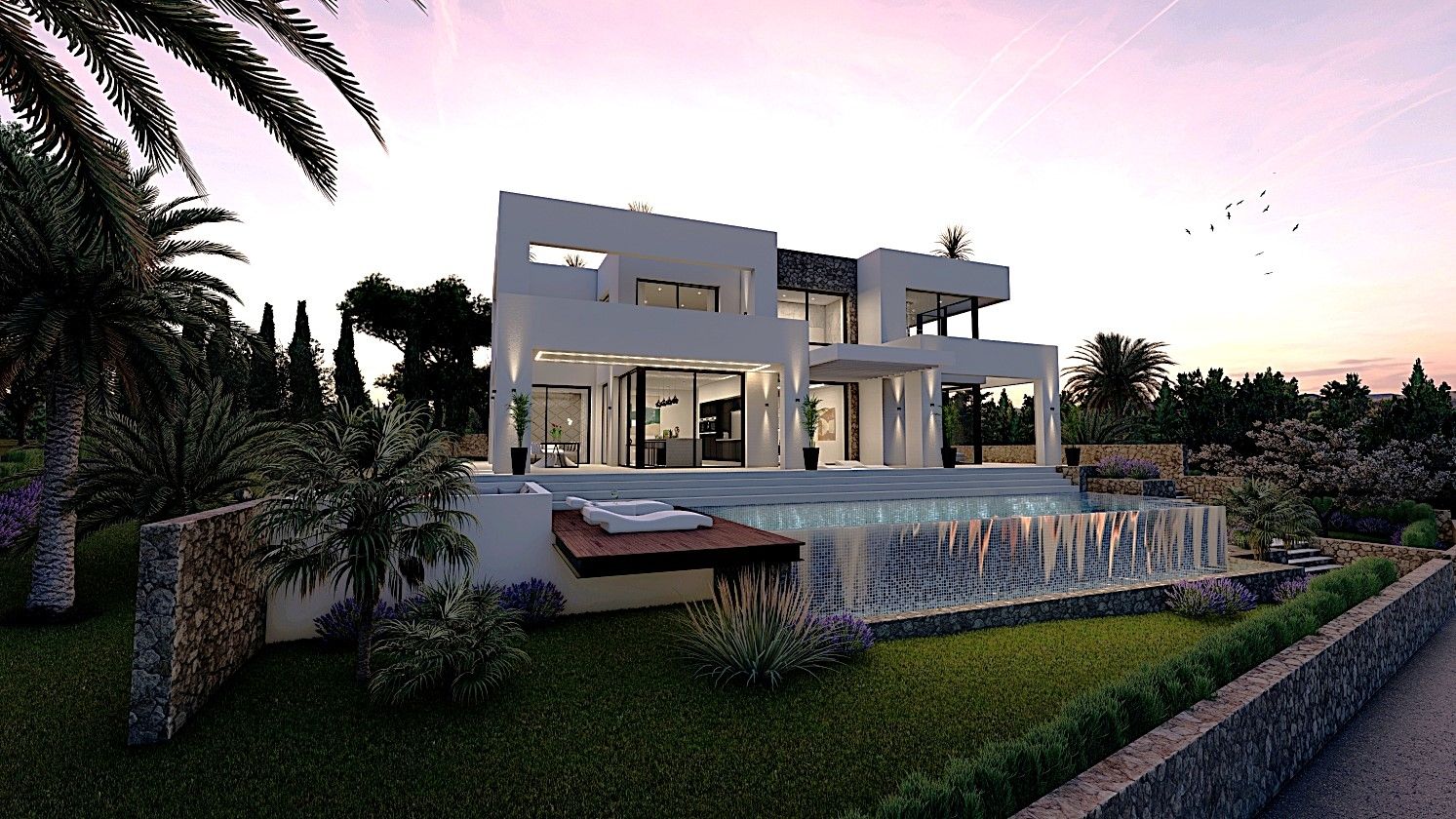 Nuevo proyecto en venta  de villa moderna en Benissa