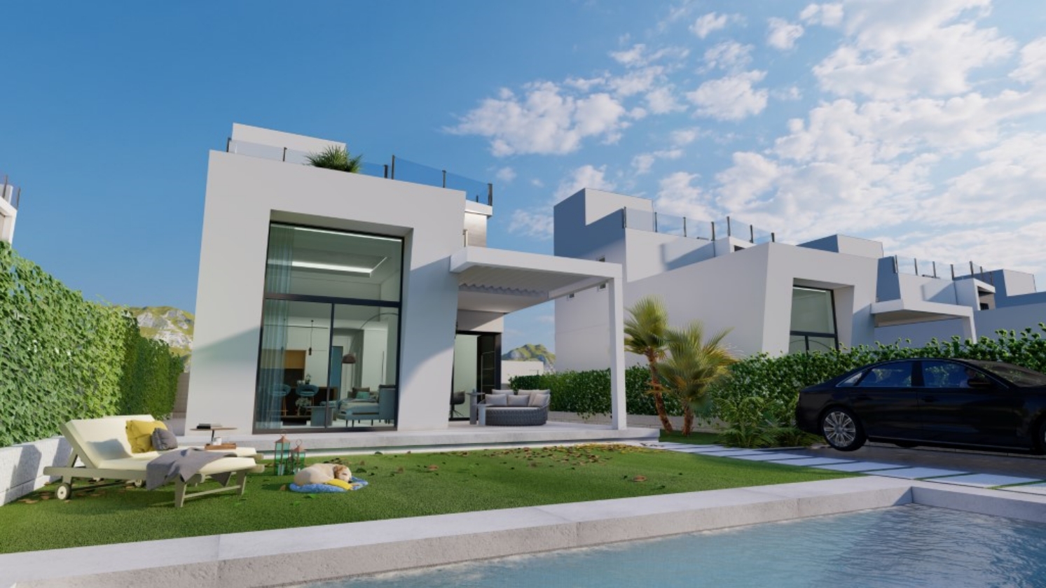 ESPECTACULAR PROYECTO DE VILLAS MODERNAS EN VENTA EN FINESTRAT