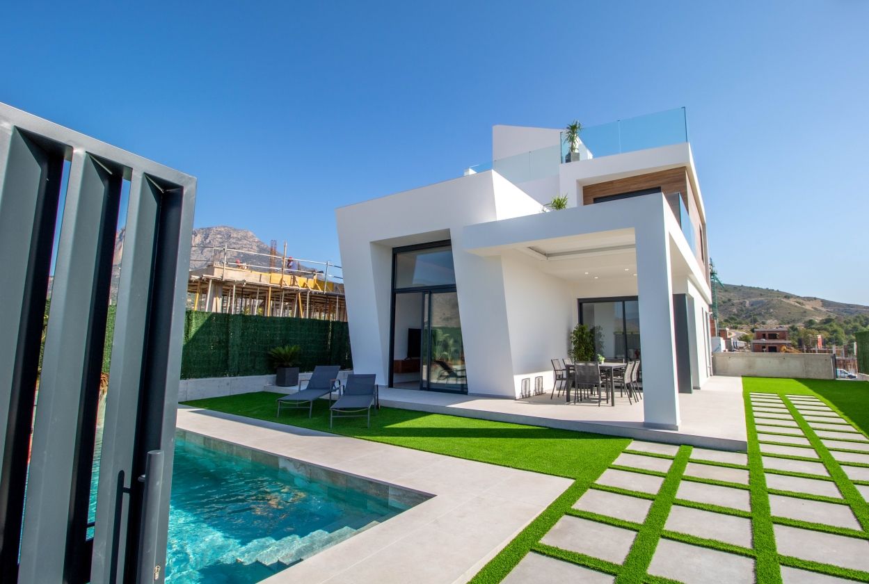 ESPECTACULAR PROYECTO DE VILLAS MODERNAS EN VENTA EN FINESTRAT
