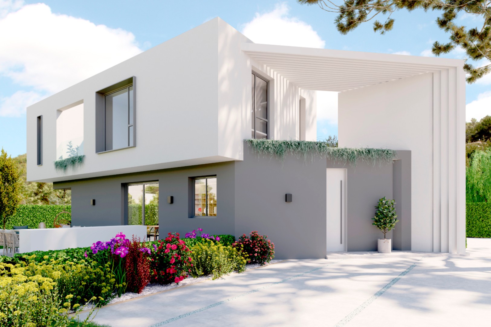 EN VENTA 21 VILLAS UNIFAMILIARES CON JARDÍN Y PISCINA EN ALICANTE
