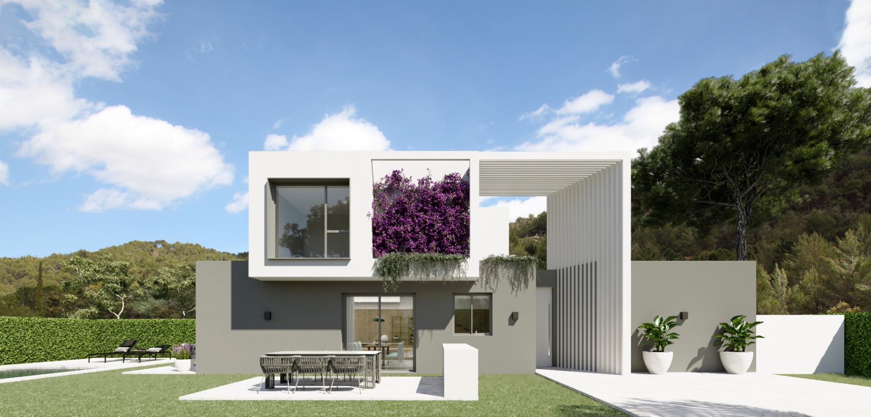 FOR SALE 21 DETACHED VILLAS WITH GARDEN AND POOL IN ALICANTE