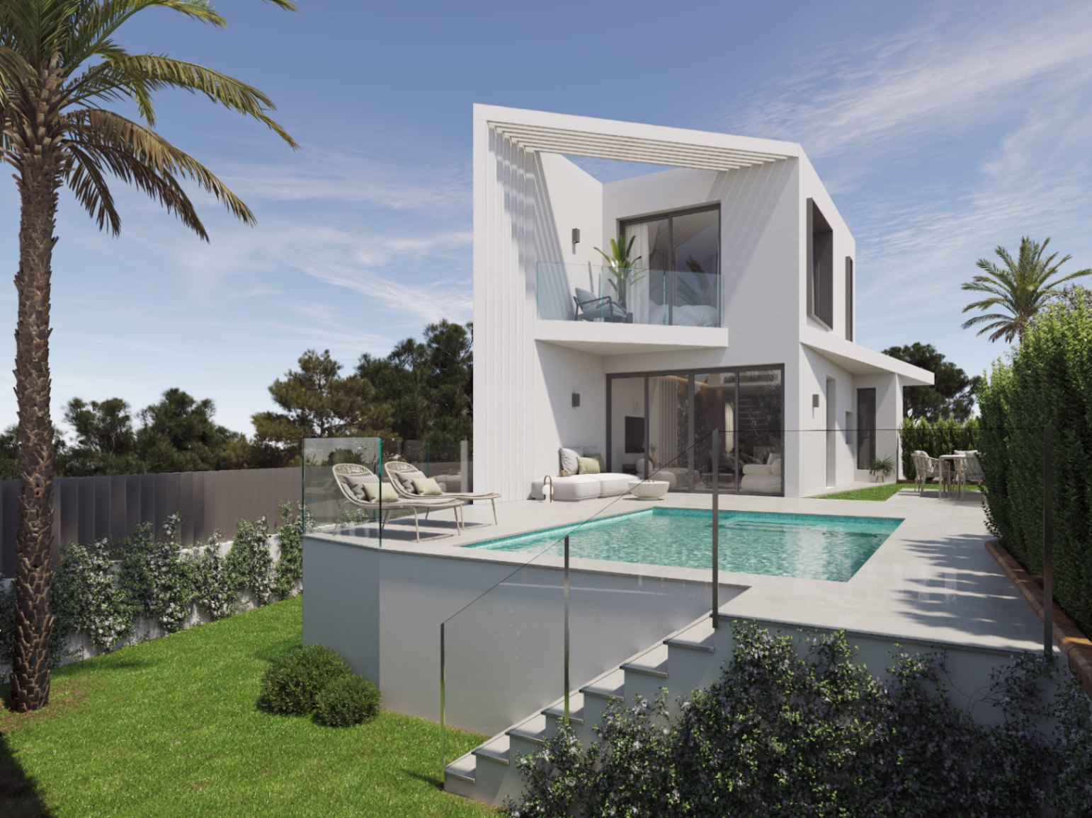EN VENTA  NUEVAS VILLAS UNIFAMILIARES CON JARDÍN Y PISCINA EN ALICANTE