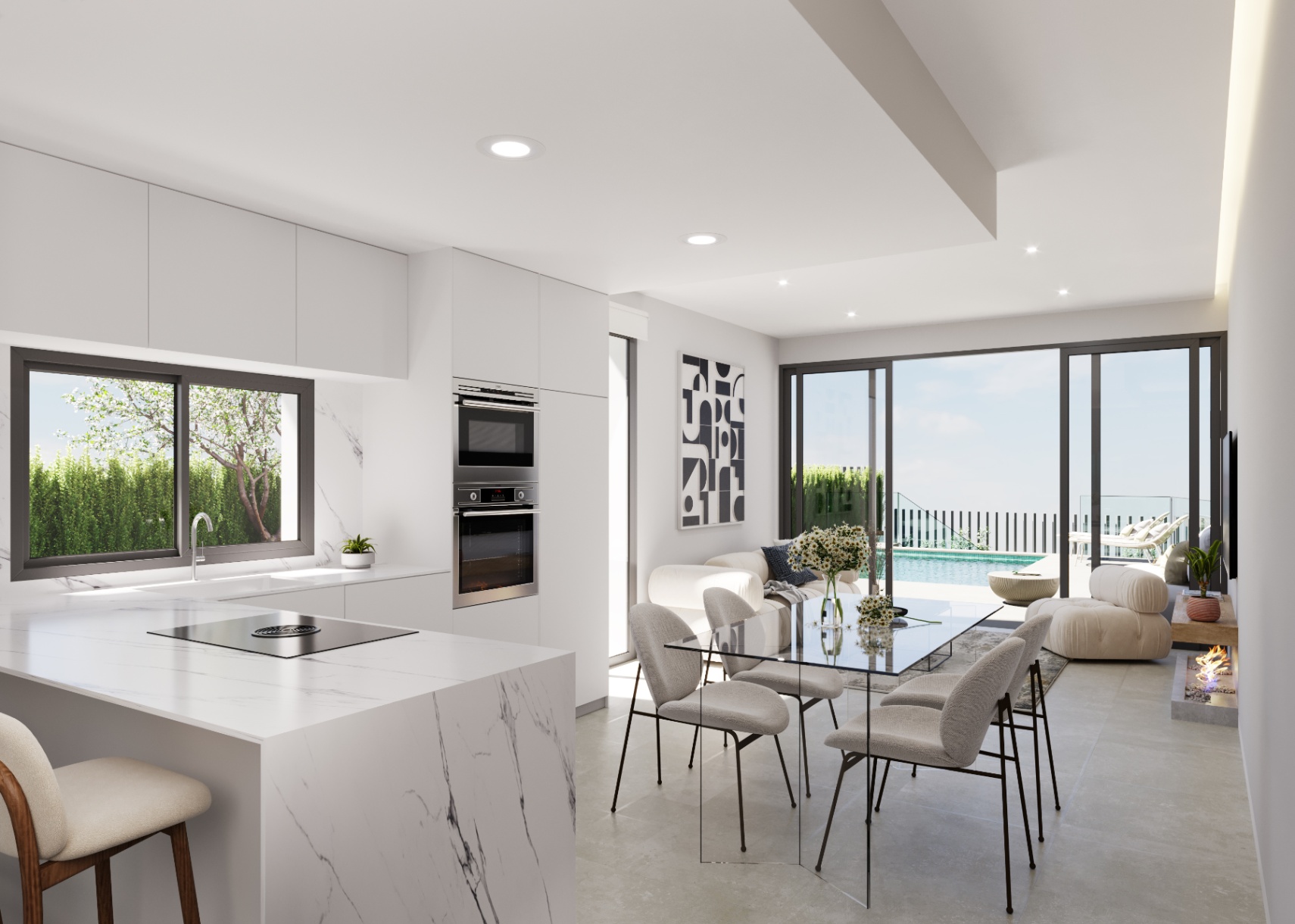 EN VENTA  NUEVAS VILLAS UNIFAMILIARES CON JARDÍN Y PISCINA EN ALICANTE