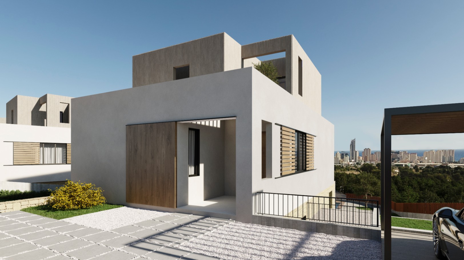 Único y especial proyecto de villa en  venta  en FINESTRAT.