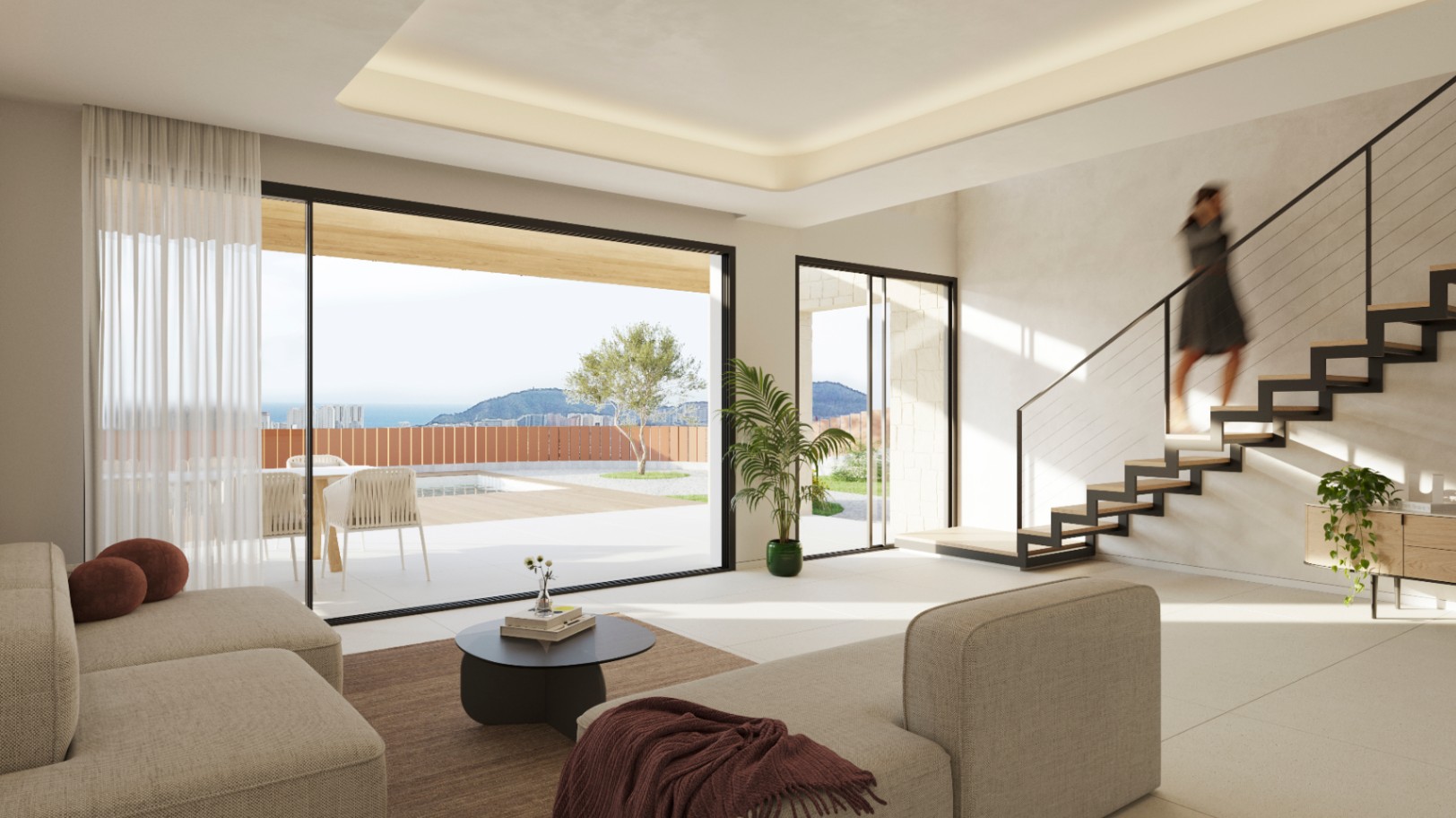 Único y especial proyecto de villa en  venta  en FINESTRAT.