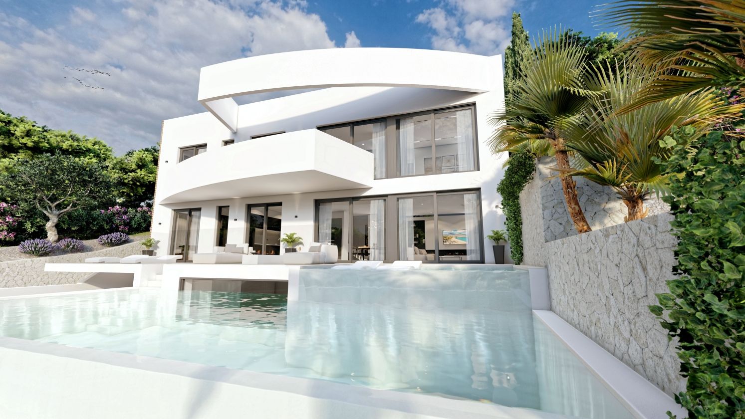 Prachtige luxe villa met zeezicht te koop in ALTEA LA VELLA