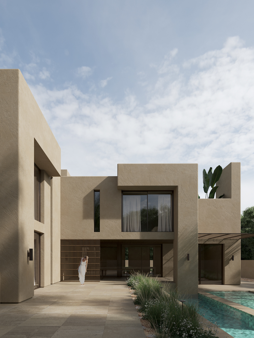 New project of a very exclusive detached villa for sale in La Nucía.