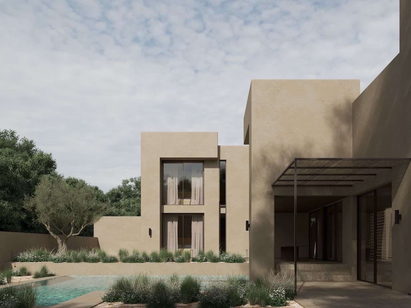 New project of a very exclusive detached villa for sale in La Nucía.