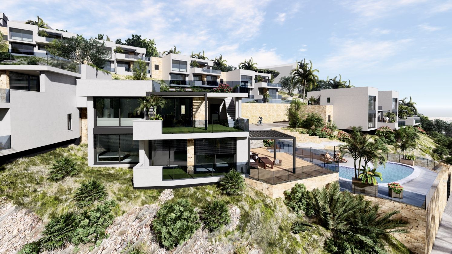 Spektakuläre Entwicklung moderner Villen in Altea Hills