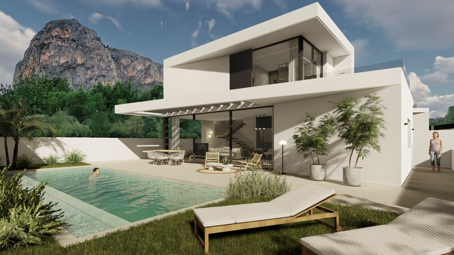 Espectacular promoción de villas modernas  en POLOP