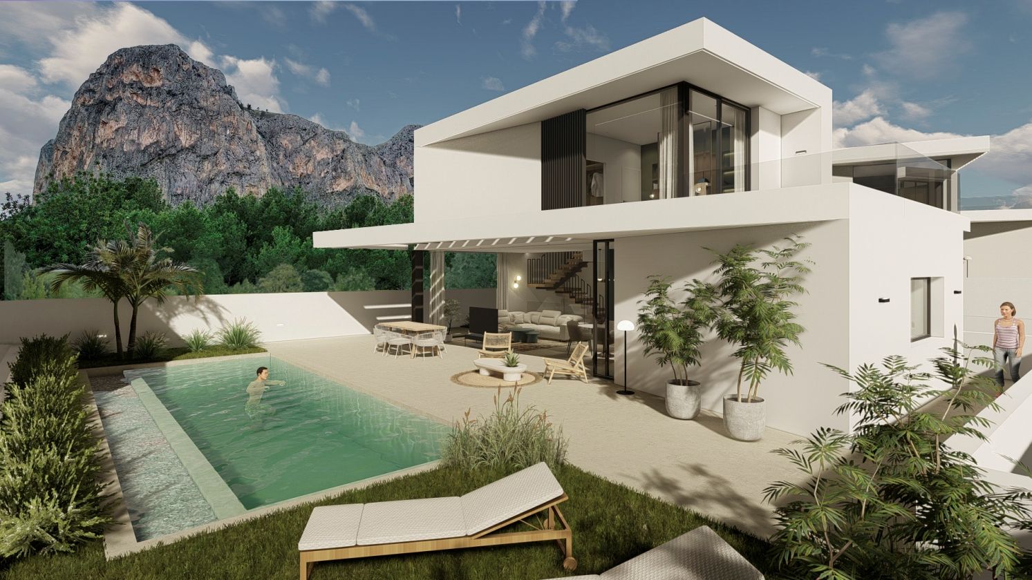 Espectacular promoción de villas modernas  en POLOP