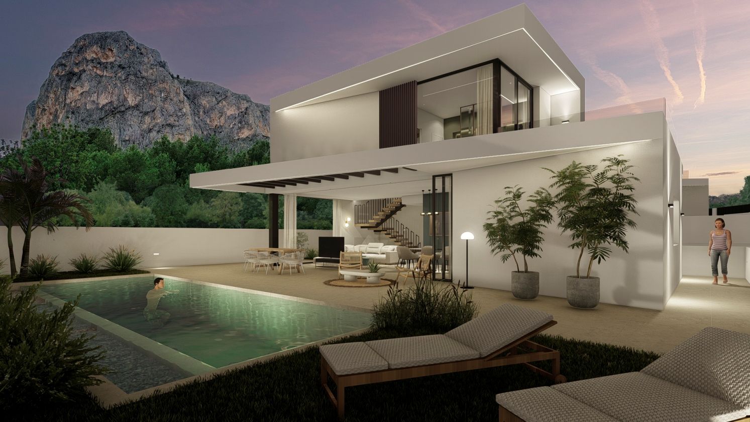 Espectacular promoción de villas modernas  en POLOP