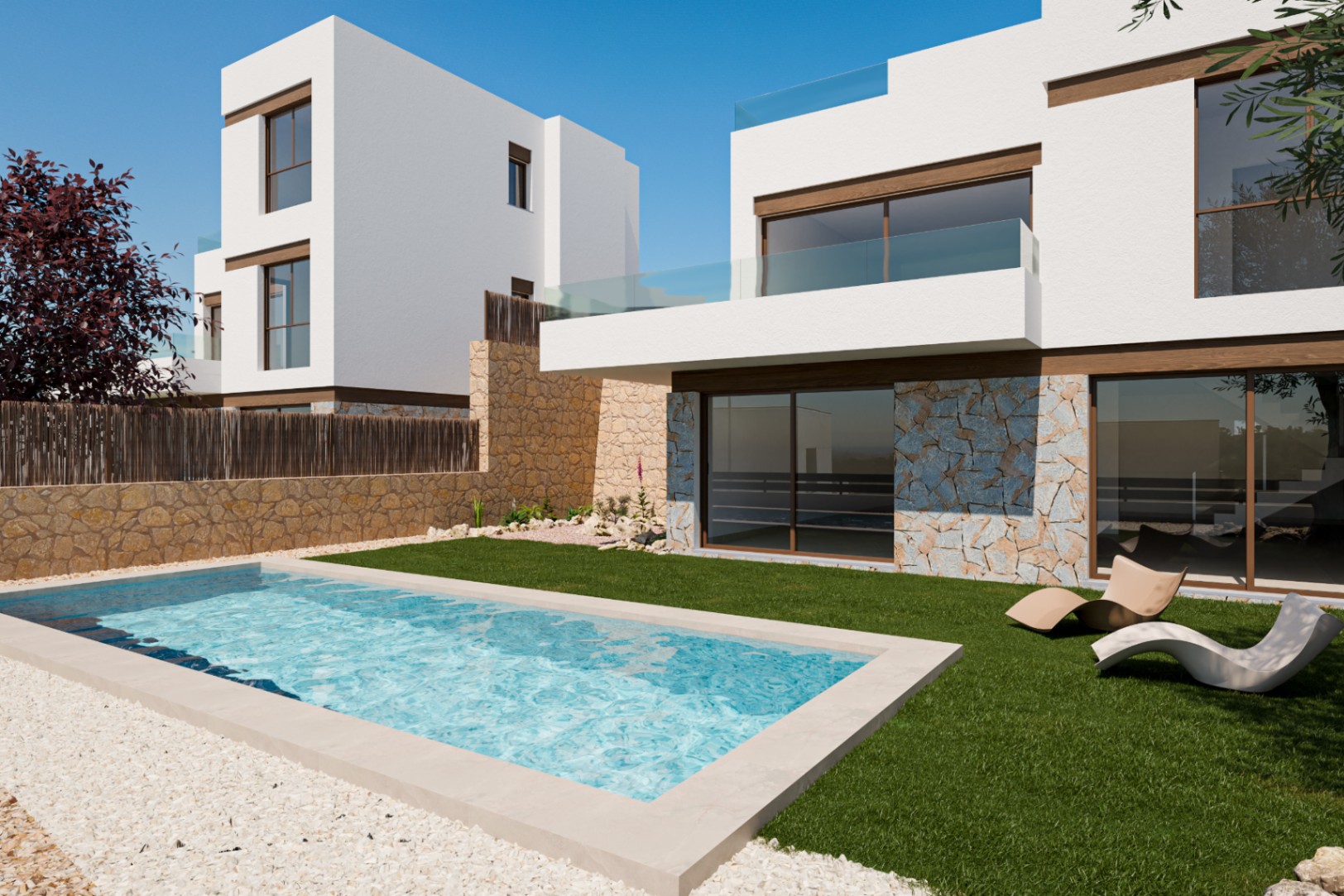 Villas  modernas independientes en venta  en Finestrat