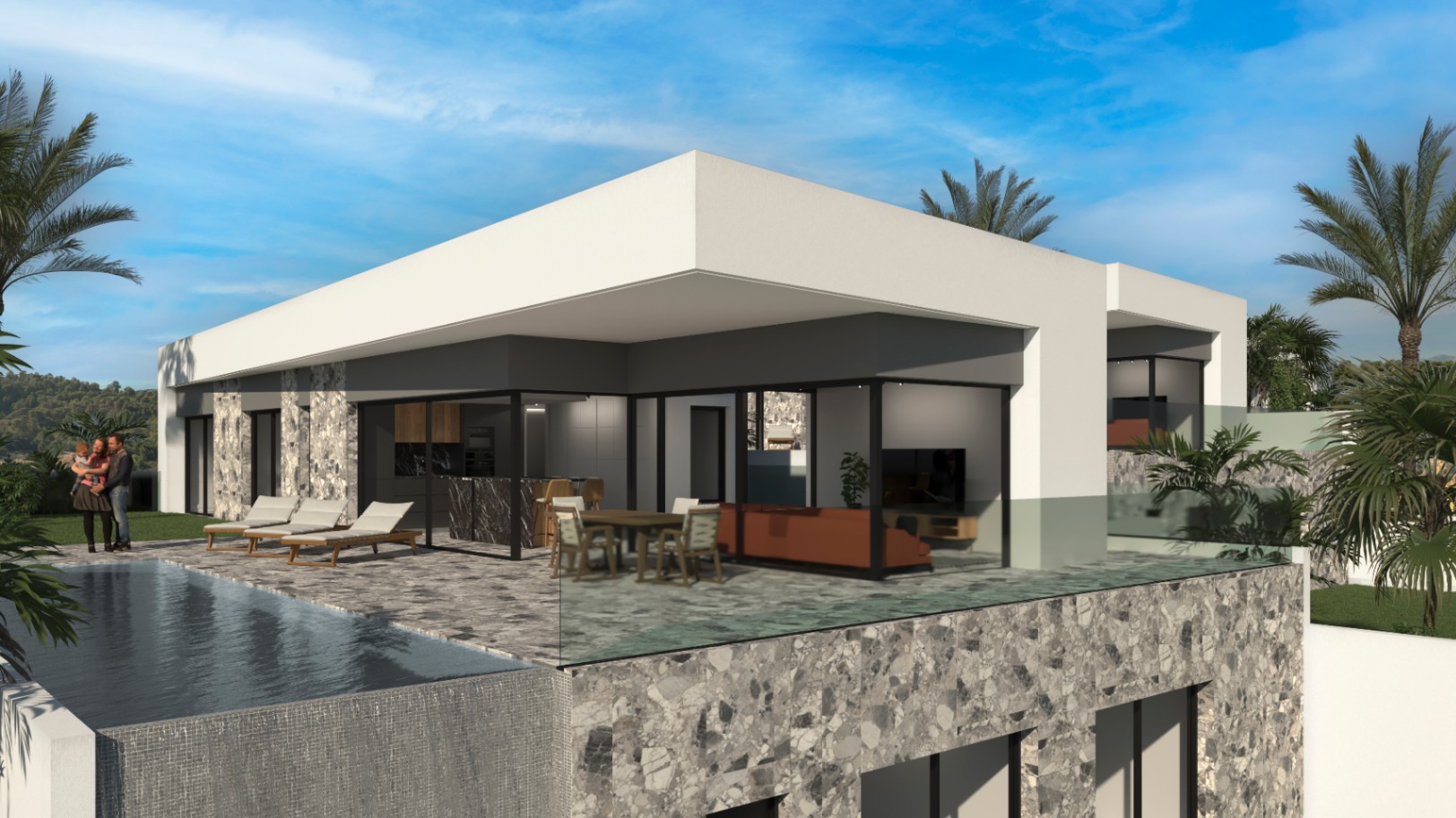 Nuevo proyecto de villas independientes en venta en Finestrat