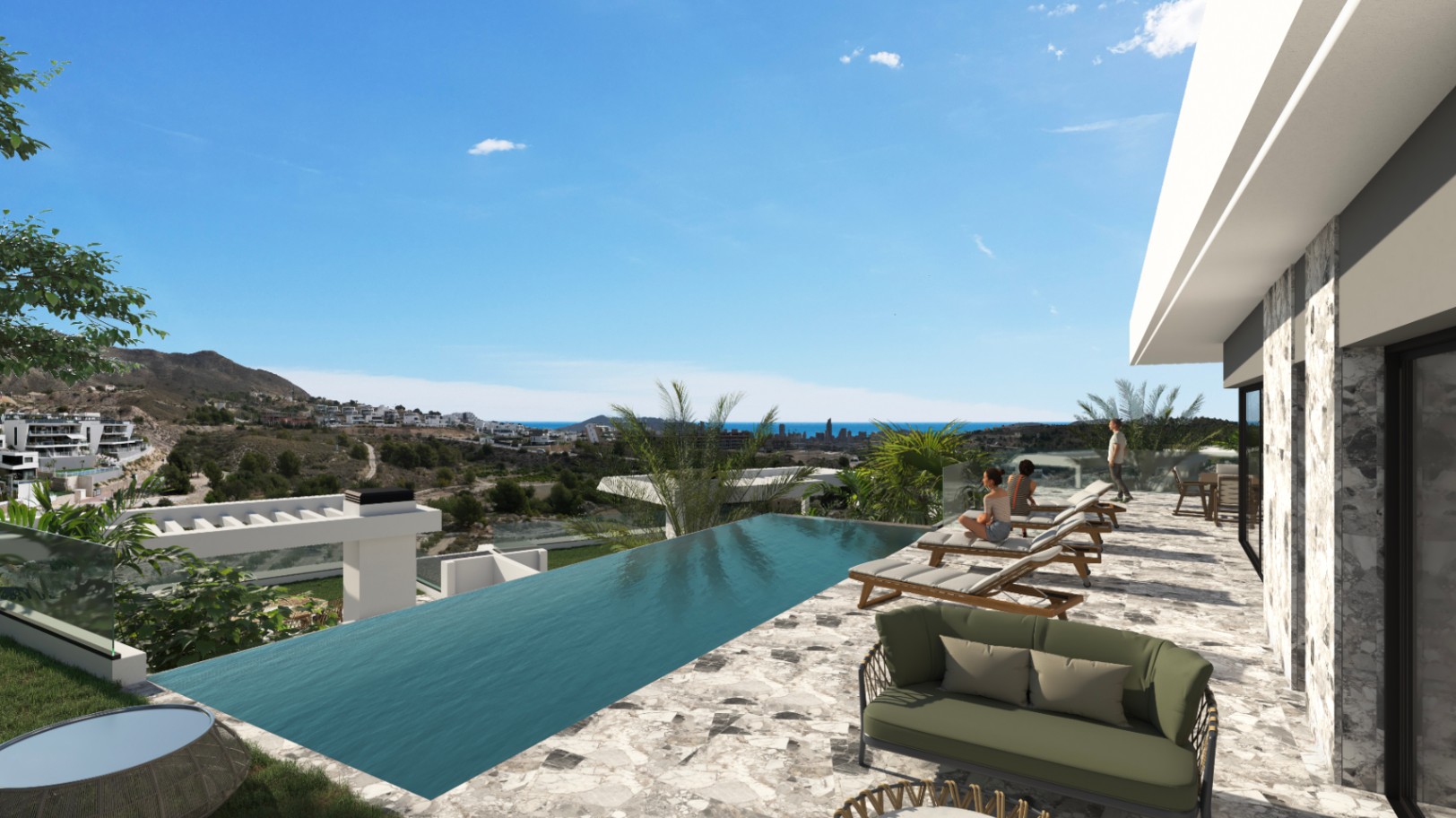 Nuevo proyecto de villas independientes en venta en Finestrat