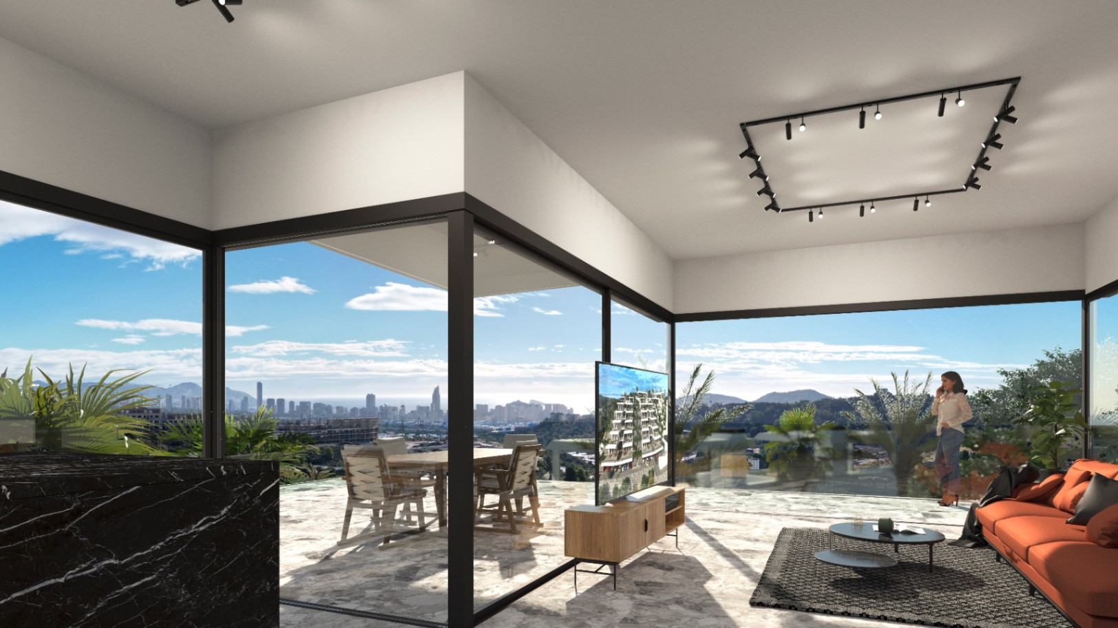 Nuevo proyecto de villas independientes en venta en Finestrat