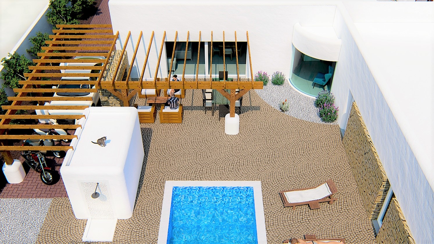 PROYECTO DE VILLA DE ESTILO IBECENCO EN VENTA EN ALFAZ DEL PI