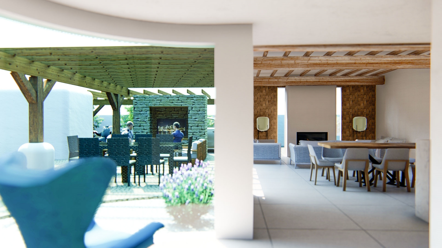 PROYECTO DE VILLA DE ESTILO IBECENCO EN VENTA EN ALFAZ DEL PI