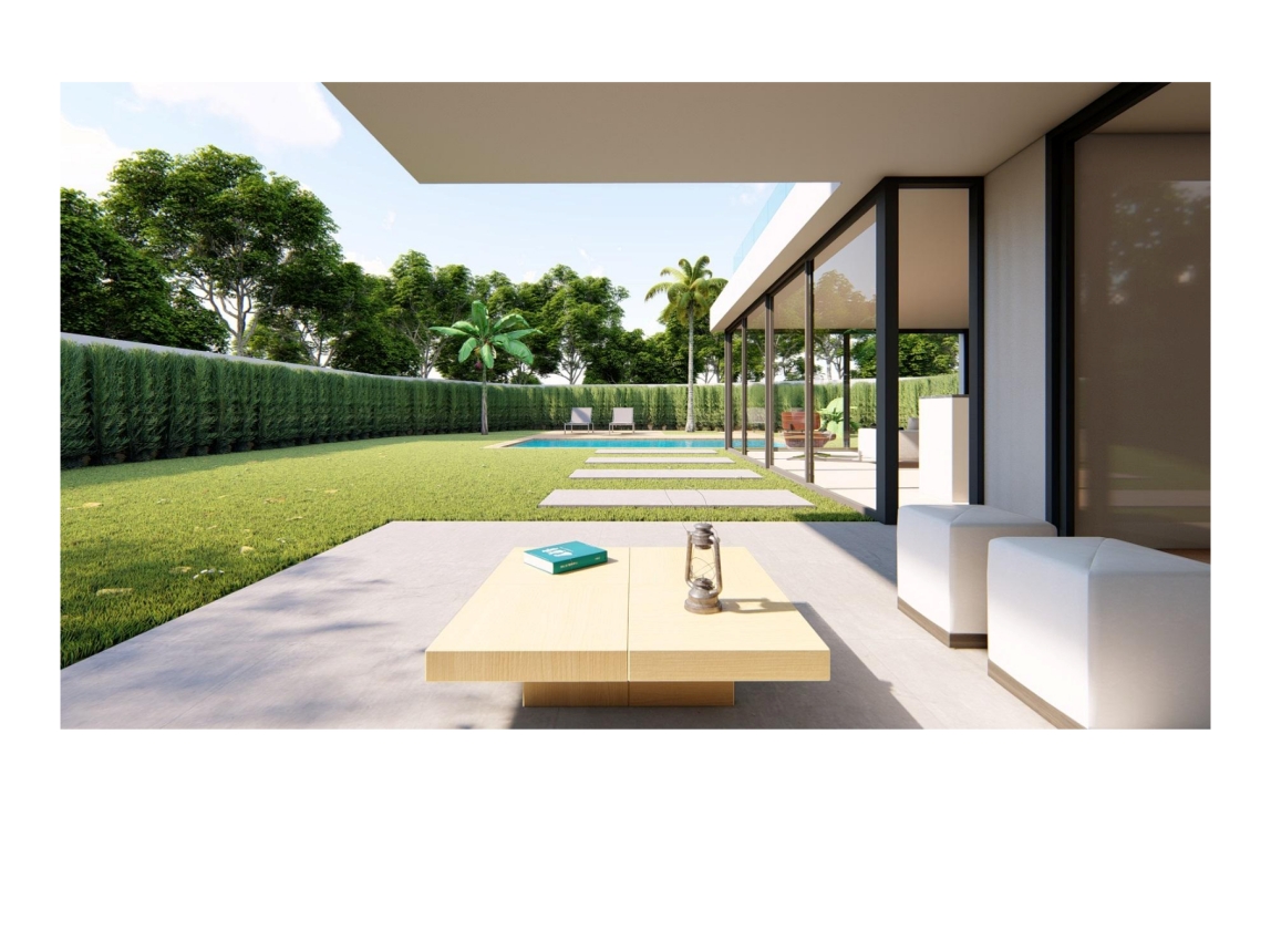 PROYECTO EN VENTA DE VILLA MODERNA EN ALFAZ DEL PI