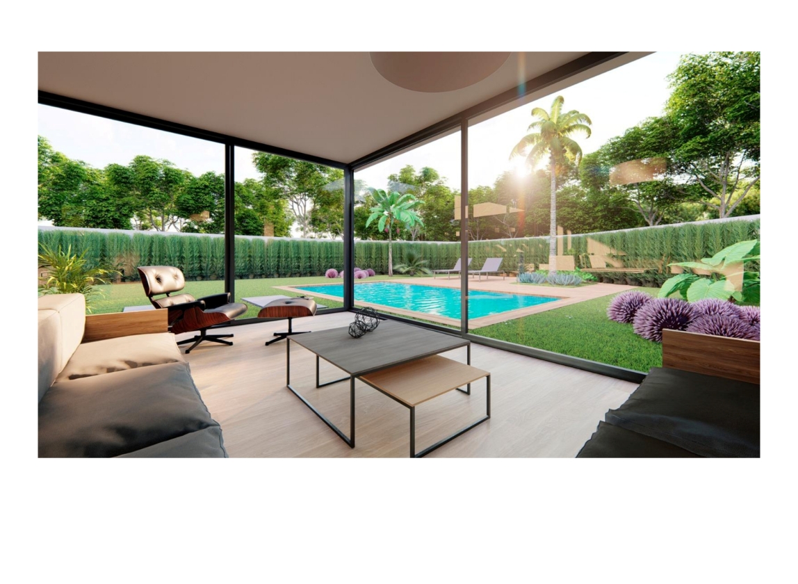 PROYECTO EN VENTA DE VILLA MODERNA EN ALFAZ DEL PI