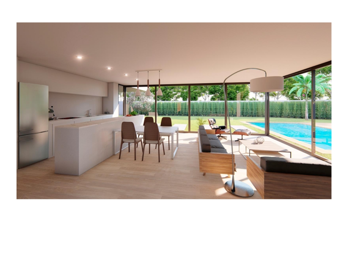 PROYECTO EN VENTA DE VILLA MODERNA EN ALFAZ DEL PI