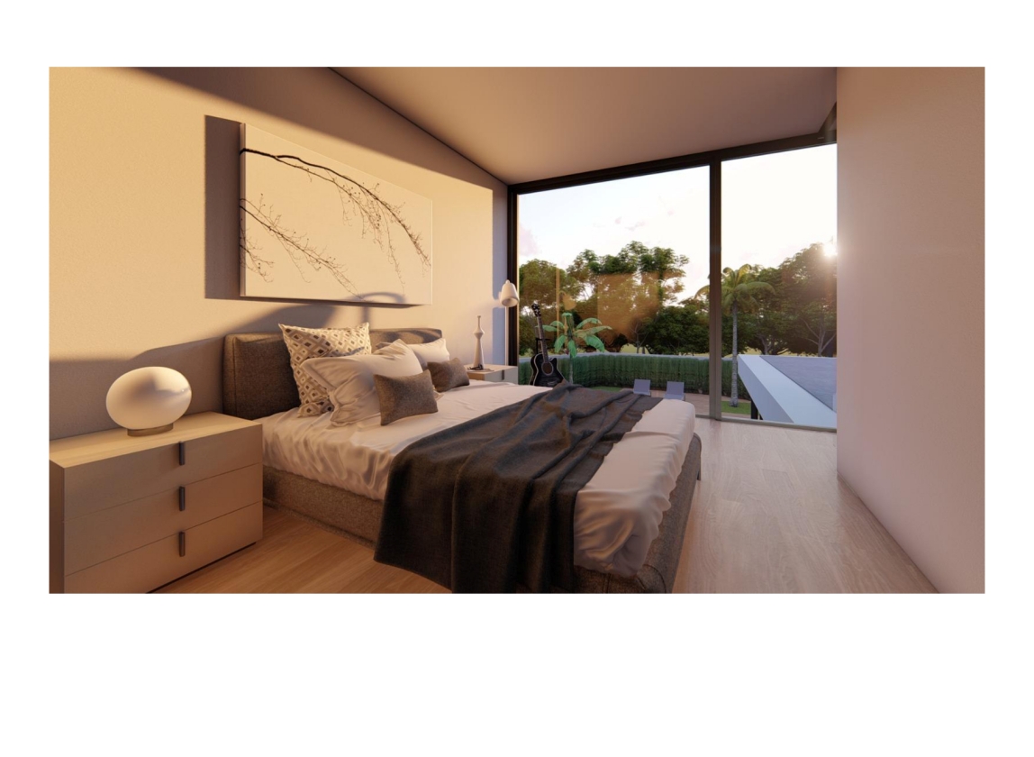 PROYECTO EN VENTA DE VILLA MODERNA EN ALFAZ DEL PI