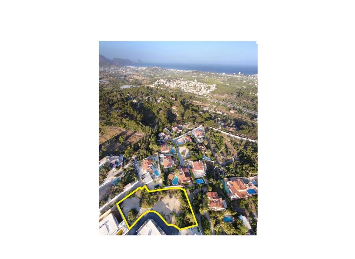 PROYECTO EN VENTA DE VILLA MODERNA EN ALFAZ DEL PI