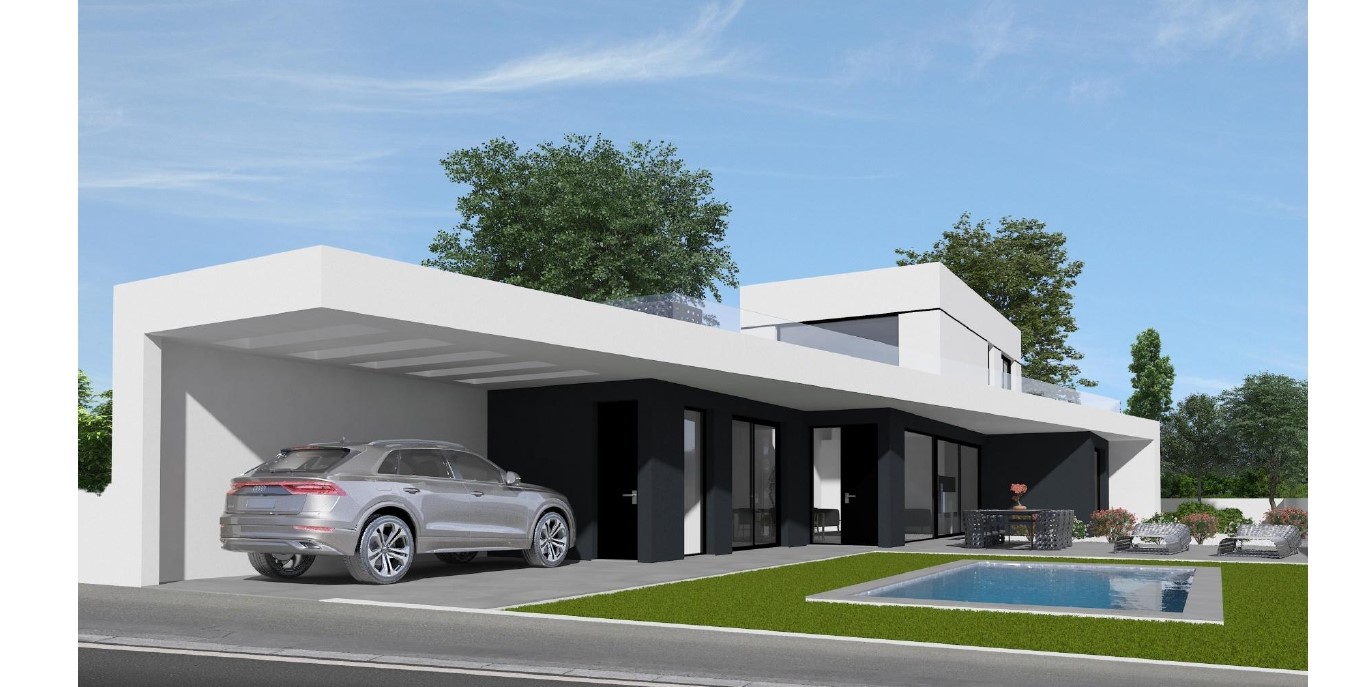 PROYECTO MODERNO  DE VILLAS EN VENTA EN ALFAZ DEL PI