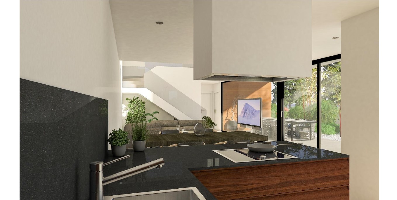 PROYECTO MODERNO  DE VILLAS EN VENTA EN ALFAZ DEL PI
