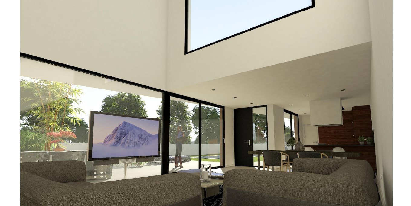 PROYECTO MODERNO  DE VILLAS EN VENTA EN ALFAZ DEL PI