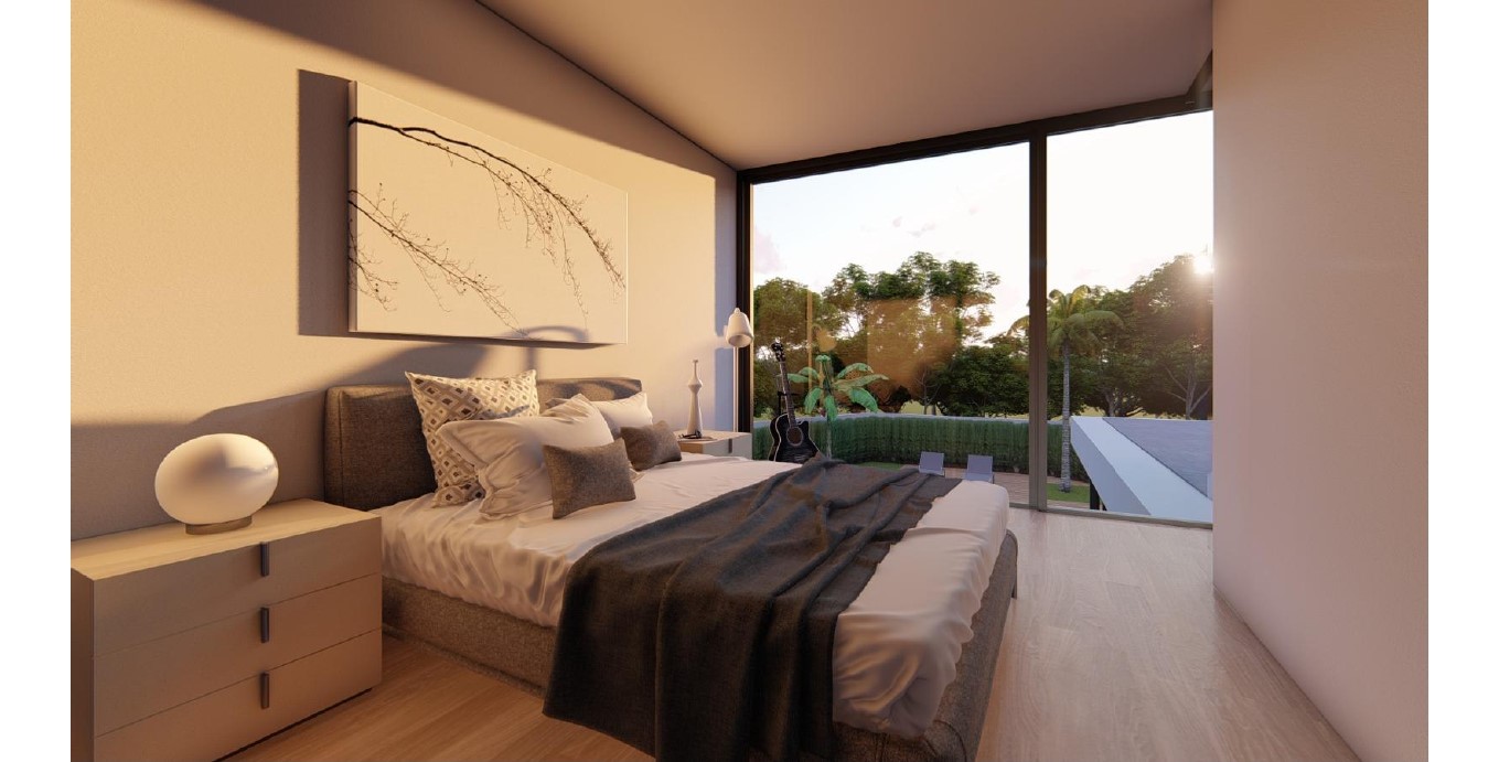 PROYECTO MODERNO  DE VILLAS EN VENTA EN ALFAZ DEL PI