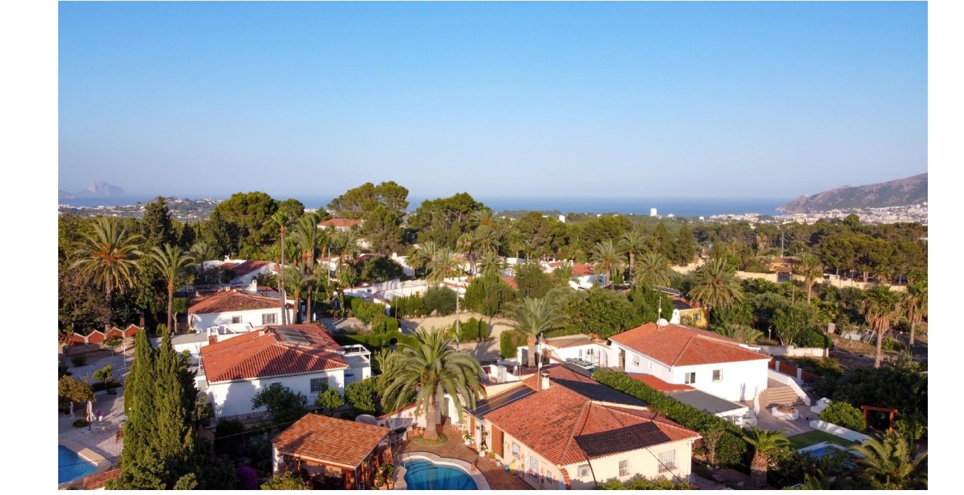 PROYECTO MODERNO  DE VILLAS EN VENTA EN ALFAZ DEL PI