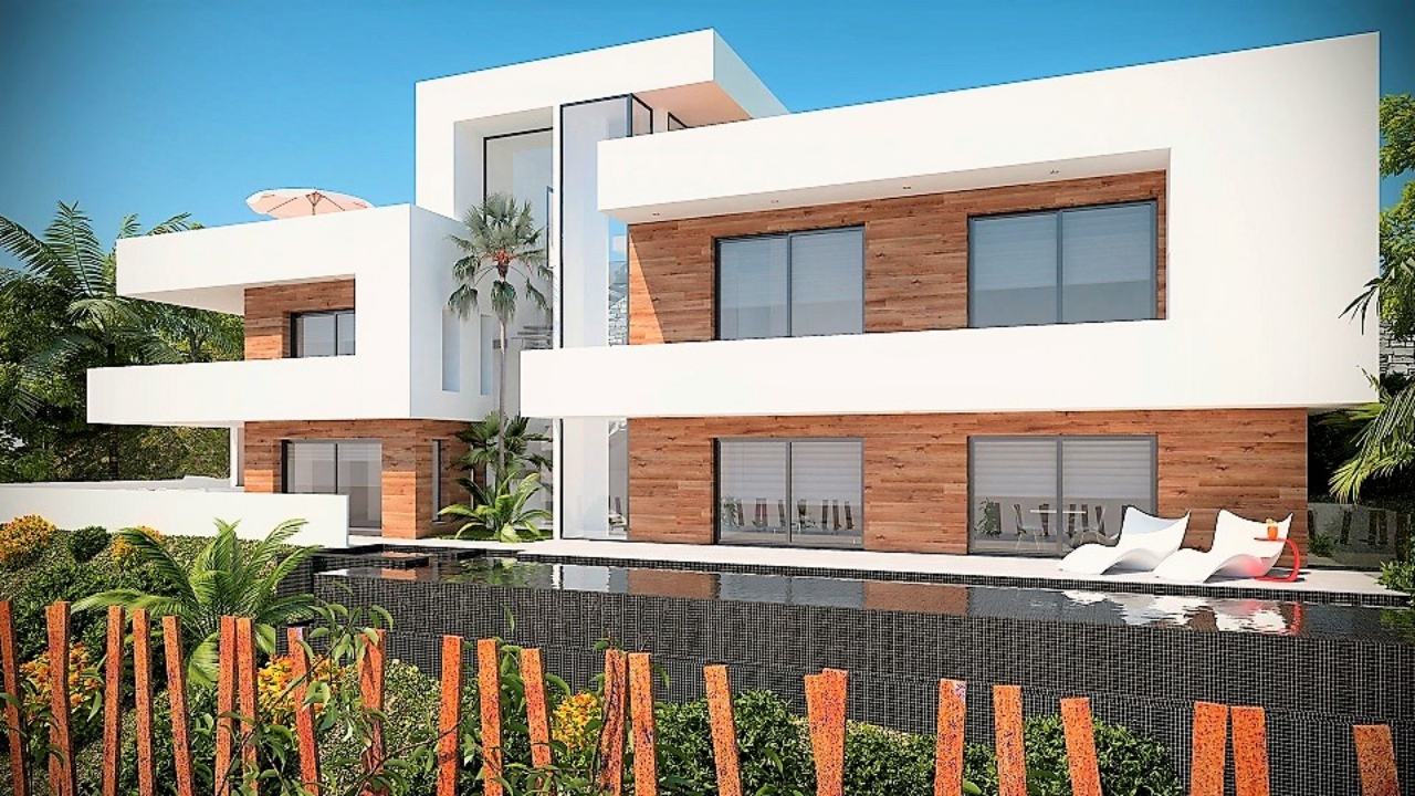 PROYECTO DE VILLA MODERNA EN VENTA EN ALTEA