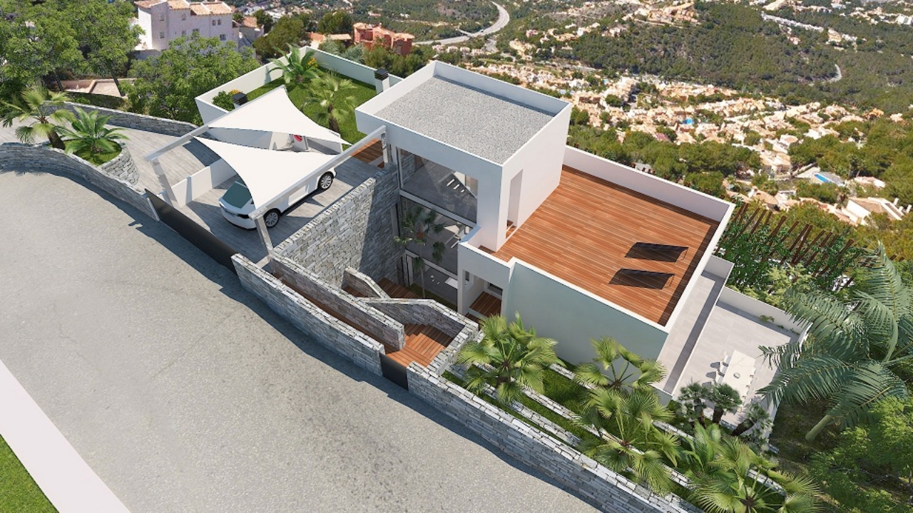 PROYECTO DE VILLA MODERNA EN VENTA EN ALTEA