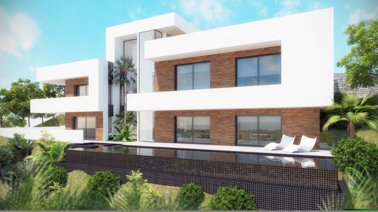 PROYECTO DE VILLA MODERNA EN VENTA EN ALTEA