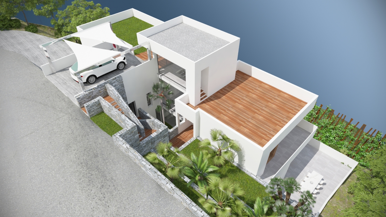 PROYECTO DE VILLA MODERNA EN VENTA EN ALTEA